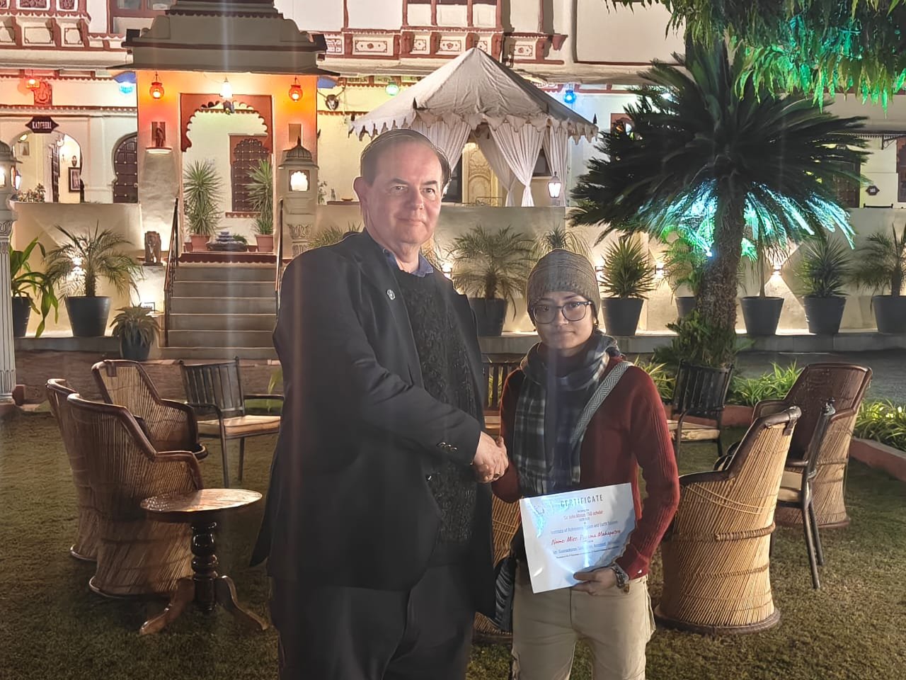 International Collaboration with Prof. Nigel Manson